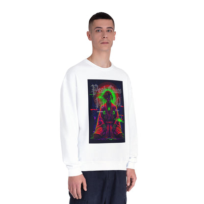 Peak Chaos Crewneck Sweatshirt — 'Peak Chaos Meets Clothing' Graphic