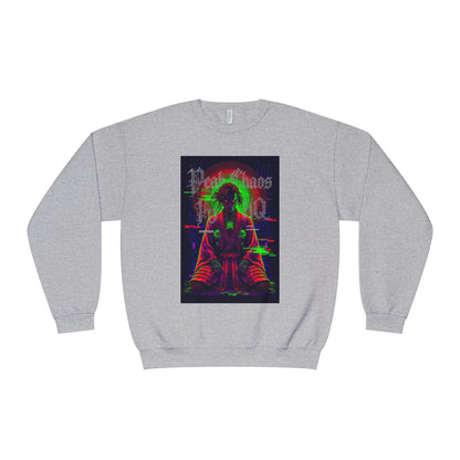 Peak Chaos Crewneck Sweatshirt — 'Peak Chaos Meets Clothing' Graphic