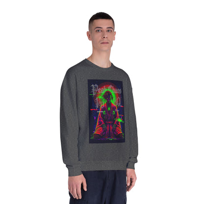 Peak Chaos Crewneck Sweatshirt — 'Peak Chaos Meets Clothing' Graphic