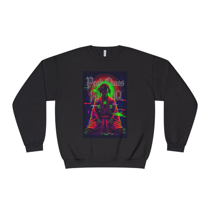 Peak Chaos Crewneck Sweatshirt — 'Peak Chaos Meets Clothing' Graphic