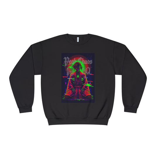 Peak Chaos Crewneck Sweatshirt — 'Peak Chaos Meets Clothing' Graphic