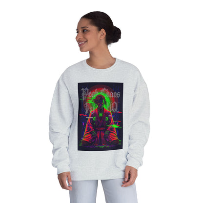 Peak Chaos Crewneck Sweatshirt — 'Peak Chaos Meets Clothing' Graphic