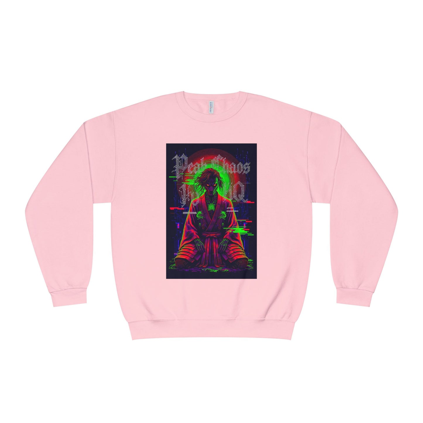 Peak Chaos Crewneck Sweatshirt — 'Peak Chaos Meets Clothing' Graphic