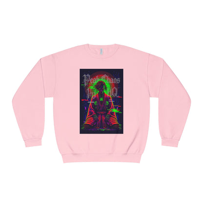 Peak Chaos Crewneck Sweatshirt — 'Peak Chaos Meets Clothing' Graphic