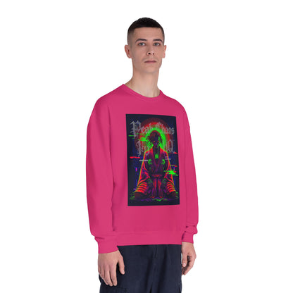 Peak Chaos Crewneck Sweatshirt — 'Peak Chaos Meets Clothing' Graphic