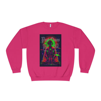 Peak Chaos Crewneck Sweatshirt — 'Peak Chaos Meets Clothing' Graphic