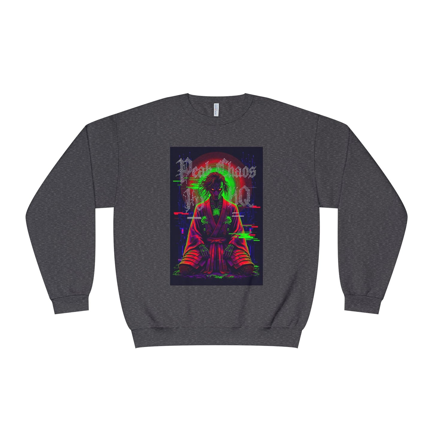 Peak Chaos Crewneck Sweatshirt — 'Peak Chaos Meets Clothing' Graphic