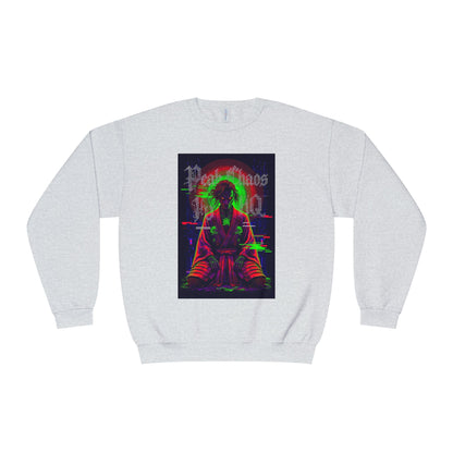 Peak Chaos Crewneck Sweatshirt — 'Peak Chaos Meets Clothing' Graphic