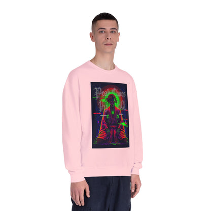 Peak Chaos Crewneck Sweatshirt — 'Peak Chaos Meets Clothing' Graphic